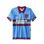 Camisolas de futebol West Ham United 1995-1996 Retro Equipamento Principal Manga Curta